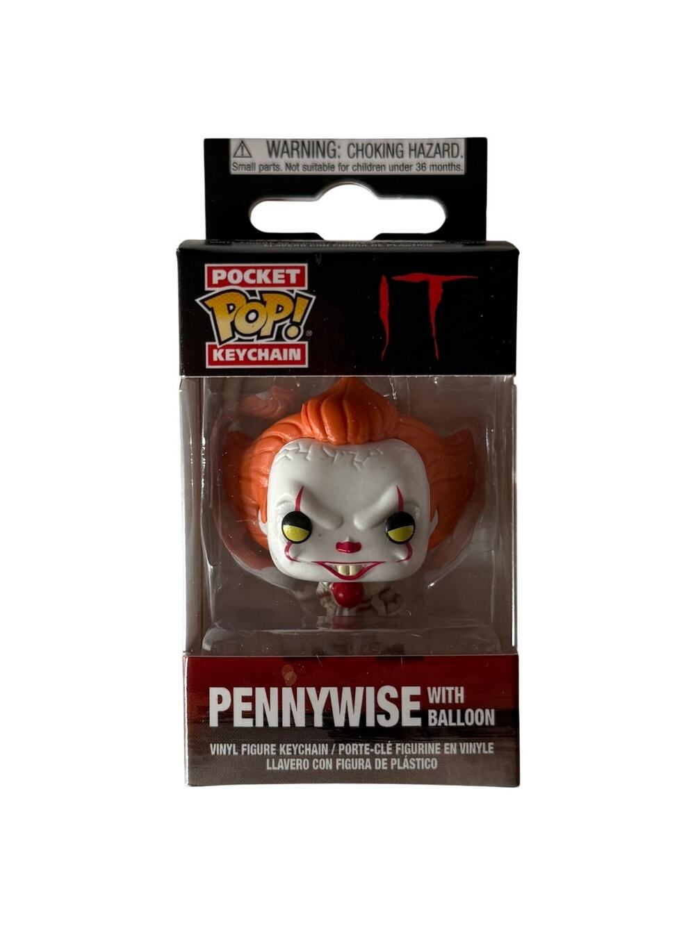 Pocket Pop! Keychain Pennywise with Balloon NEW